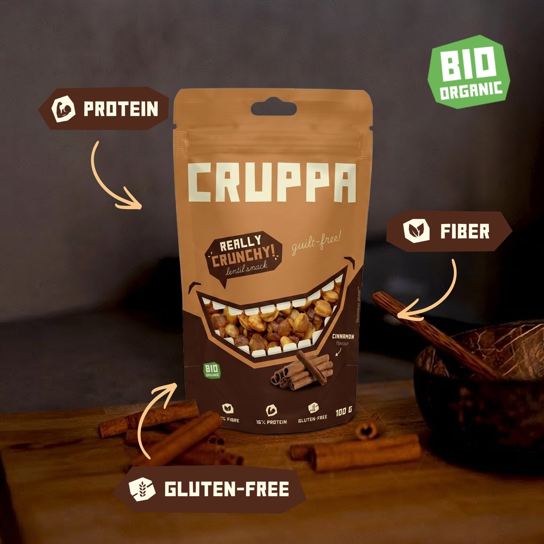 CRUPPA - Cynamon BIO - 100g