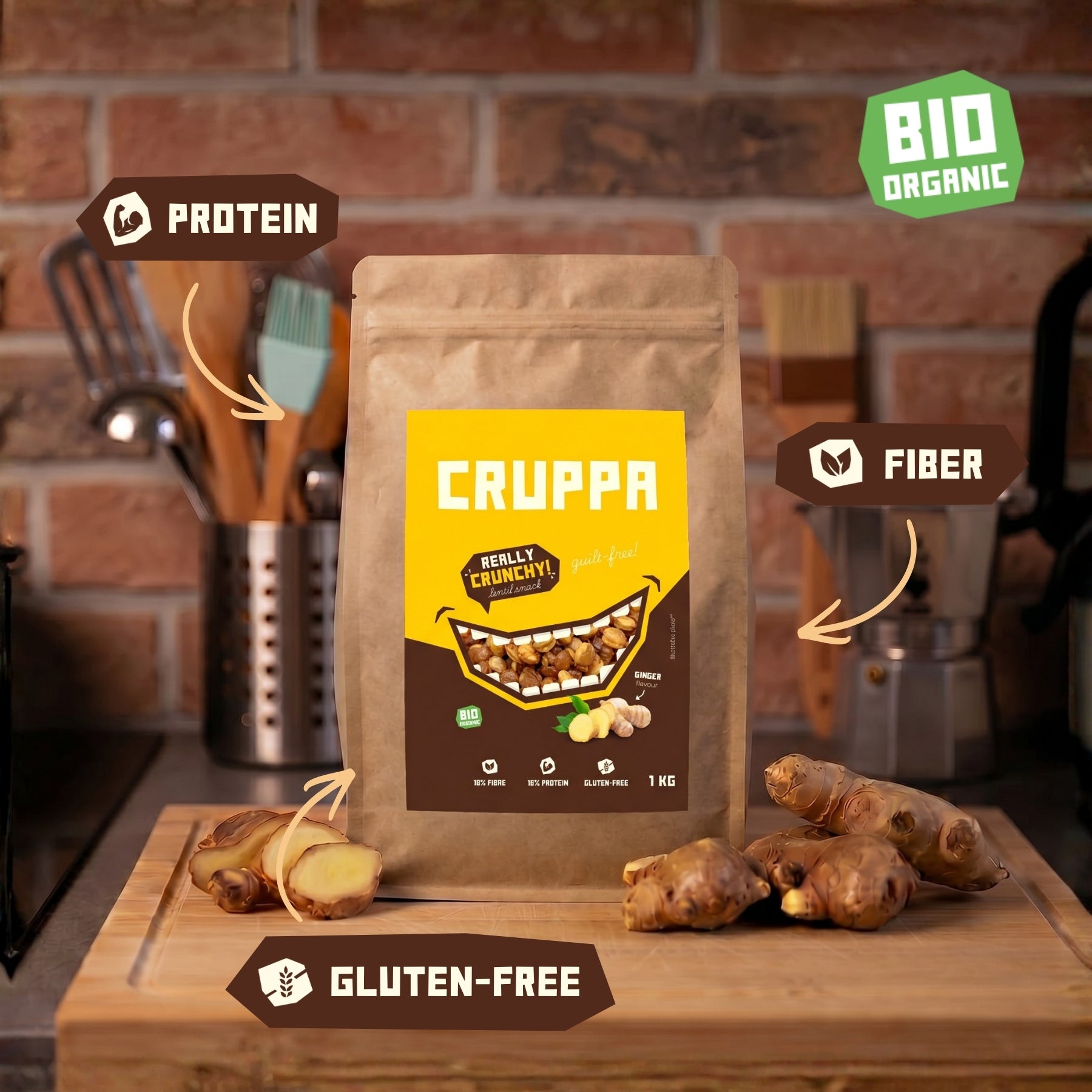 CRUPPA - Imbir BIO - 1 kg
