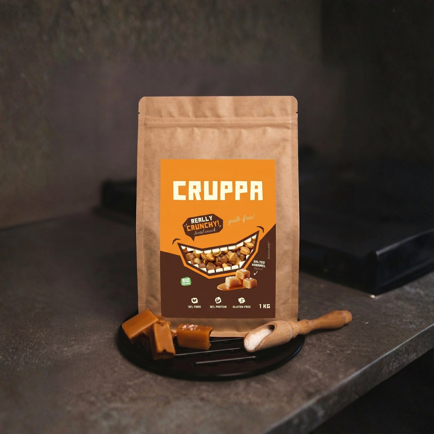 CRUPPA - Słony Karmel BIO - 1 kg